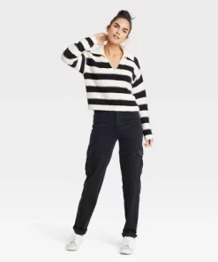 Women's Pullover Sweater - Universal Thread™ White/Black Striped 15 Women's Pullover Sweater - Universal Thread™ White/Black Striped -Universal Thread Shop GUEST 012d4f88 3a26 4647 a63e 4e6145c4c546