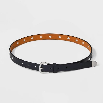 Women's Studded Belt - Universal Thread™ Black 3 Women's Studded Belt - Universal Thread™ Black