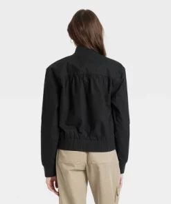 Women's Cargo Bomber Jacket - Universal Thread™ White