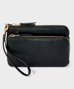 Double Zip Pouch Wristlet - Universal Thread™ Black 11 Double Zip Pouch Wristlet - Universal Thread™ Black -Universal Thread Shop GUEST 0d69a714 a952 4411 9336 c58f42c20fcb
