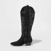Women's Sommer Stitch Western Boots - Universal Thread™ Black -Universal Thread Shop GUEST 15ac7d08 e335 44f3 ab1c b3edbaf7740d