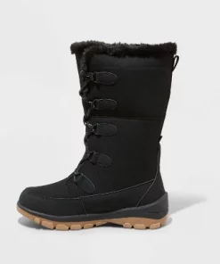 Women's Carla Tall Winter Boots - Universal Thread™ Jet Black