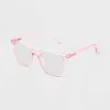 Women's Shiny Plastic Square Blue Light Filtering Reading Glasses - Universal Thread™ Light Pink -Universal Thread Shop GUEST 26c62a75 cda0 42af 9fca afa926729445