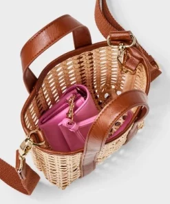 Caning Mini Tote Handbag - Universal Thread™ Brown -Universal Thread Shop GUEST 29b5fae0 89e3 46ca 83d9 740403ba2a20