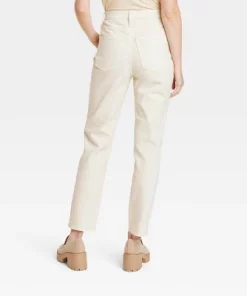 Women's High-Rise 90's Slim Straight Jeans - Universal Thread™ White