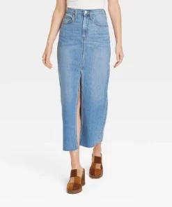 Women's High-Rise Denim Maxi Skirt - Universal Thread™ Medium Wash -Universal Thread Shop GUEST 3de2f3dd 2dc1 494d 9bc9 6f69bc0ca297 7