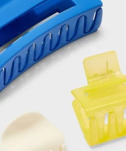 Claw Hair Clip Set 3pc - Universal Thread™ Blue/green/cream