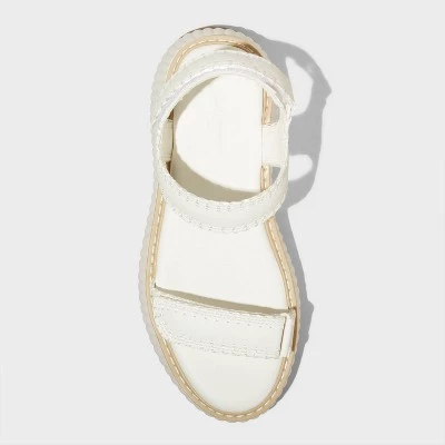 Women's Joey Platform Sport Sandals - Universal Thread™ White 4 Women's Joey Platform Sport Sandals - Universal Thread™ White - Image 2