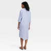 Women's 3/4 Sleeve Midi Shirtdress - Universal Thread™ White