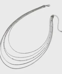 Multi-Strand 5 Row Dainty Chain Necklace - Universal Thread™ Silver -Universal Thread Shop GUEST 5263efa7 a002 40f4 ad81 ff2ef616d8cb