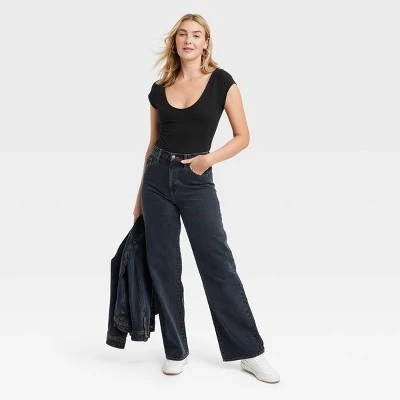 Women's Voop Bodysuit - Universal Thread™ White 4 Women's Voop Bodysuit - Universal Thread™ White - Image 2