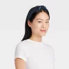 Denim Top Knot Headband - Universal Thread™ Black Denim