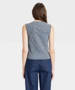 Women's Denim Vest - Universal Thread™ Medium Wash