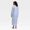 Women's Long Sleeve Cinch Waist Maxi Shirtdress - Universal Thread™ White
