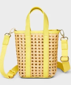 Caning Mini Tote Handbag - Universal Thread™ Brown -Universal Thread Shop GUEST 8476ab42 fe3d 4e34 aca7 b456ee0d0d8c