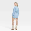 Women's Long Sleeve Denim Shirtdress - Universal Thread™ Light Wash -Universal Thread Shop GUEST 8b4f82db 615e 45eb 88f6 b5df7daeeb01