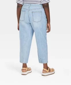 Women's High-Rise Balloon Jeans - Universal Thread™ Light Wash 17