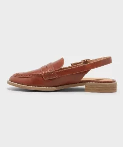 Women's Joan Loafer Slingback Flats - Universal Thread™ Dark Brown