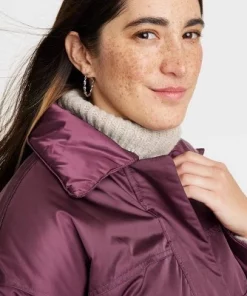 Women's Bomber Jacket - Universal Thread™ Burgundy -Universal Thread Shop GUEST 9dc2655e 3b05 49c3 8ed1 b27243c2558e