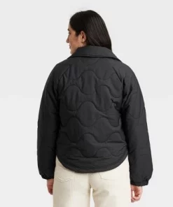 Women's Quilted Jacket - Universal Thread™ Olive Green