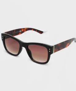 Women's Shiny Plastic Square Sunglasses - Universal Thread™
