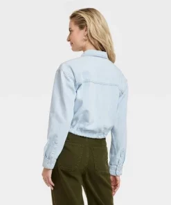 Women's Long Sleeve Collared Button-Down Shirt - Universal Thread™ Indigo