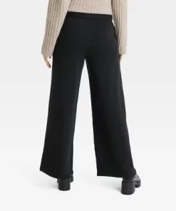 Women's High-Rise Wide Leg Sweatpants - Universal Thread™ Gray