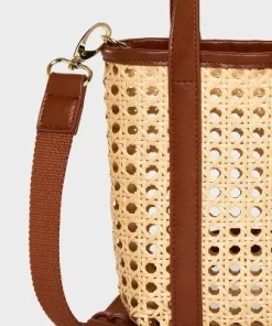 Caning Mini Tote Handbag - Universal Thread™ Brown -Universal Thread Shop GUEST c1826466 2d58 449c 8877 941145688b66