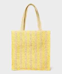 Stripe Straw Crochet Tote Handbag - Universal Thread™ Blue/green -Universal Thread Shop GUEST c25b377e 538d 4870 9efa 198ce01f93d1