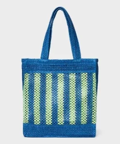 Stripe Straw Crochet Tote Handbag - Universal Thread™ Blue/green -Universal Thread Shop GUEST c48a80d7 0ebc 4bad a4d9 b1d0bd3d2875