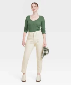 Women's High-Rise 90's Slim Straight Jeans - Universal Thread™ White -Universal Thread Shop GUEST c6bca884 7153 4cf1 8813 84fac5016044