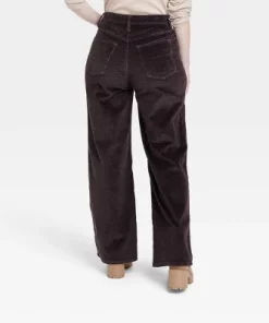 Women's High-Rise Corduroy Wide Leg Jeans - Universal Thread™ Brown -Universal Thread Shop GUEST d182705e 8ad0 46d9 9105 e2f696ea1f4c