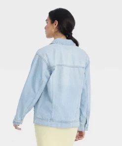 Women's 90's Baggy Trucker Jacket - Universal Thread™ Black Wash