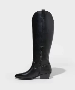 Women's Sommer Western Boots - Universal Thread™ Black