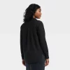 Women's Linen Long Sleeve Collared Button-Down Shirt - Universal Thread™ Black
