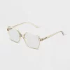Women's Shiny Plastic Square Blue Light Filtering Glasses - Universal Thread™ Green -Universal Thread Shop GUEST ed9a47ae 32a3 4ba5 88ea 180563612b6b 1