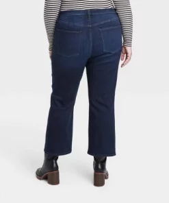 Women's High-Rise Bootcut Jeans - Universal Thread™ Dark Blue